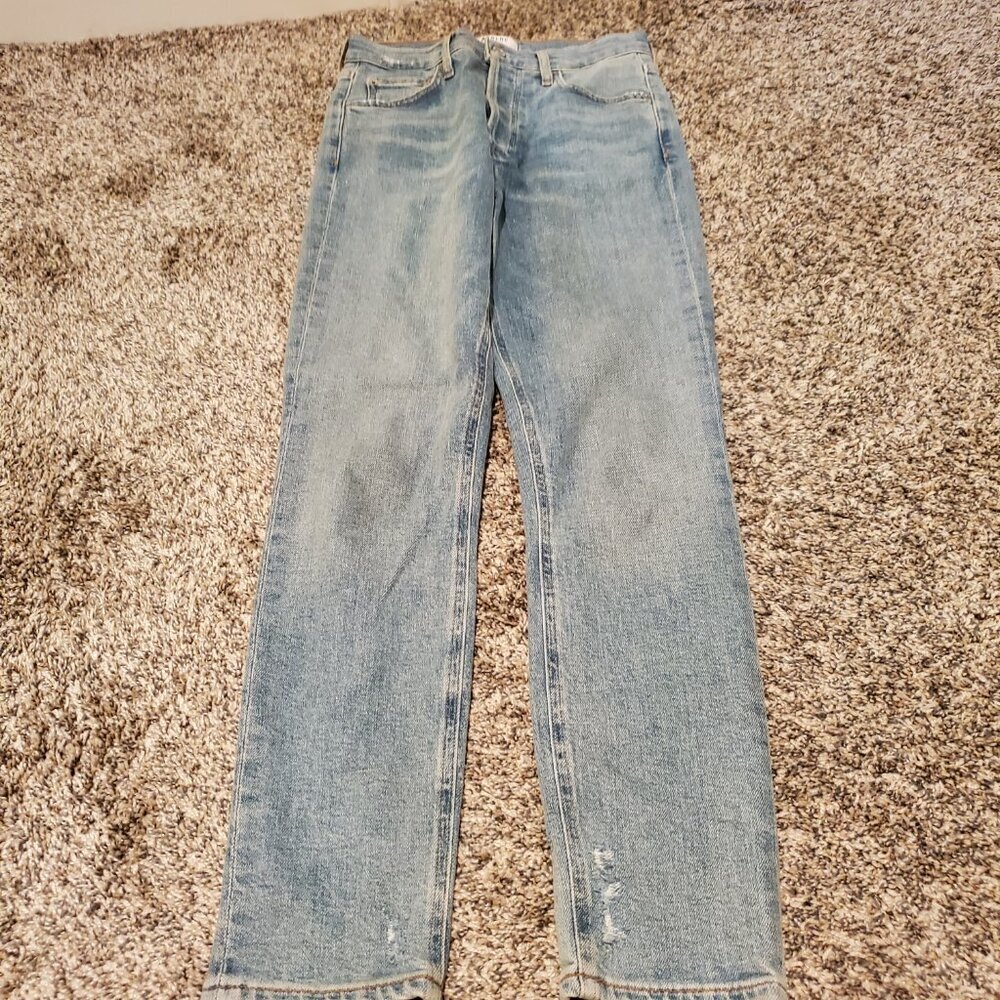 Agolde Nico High Rise Slim Jeans Embark Wash - Picture 3 of 6